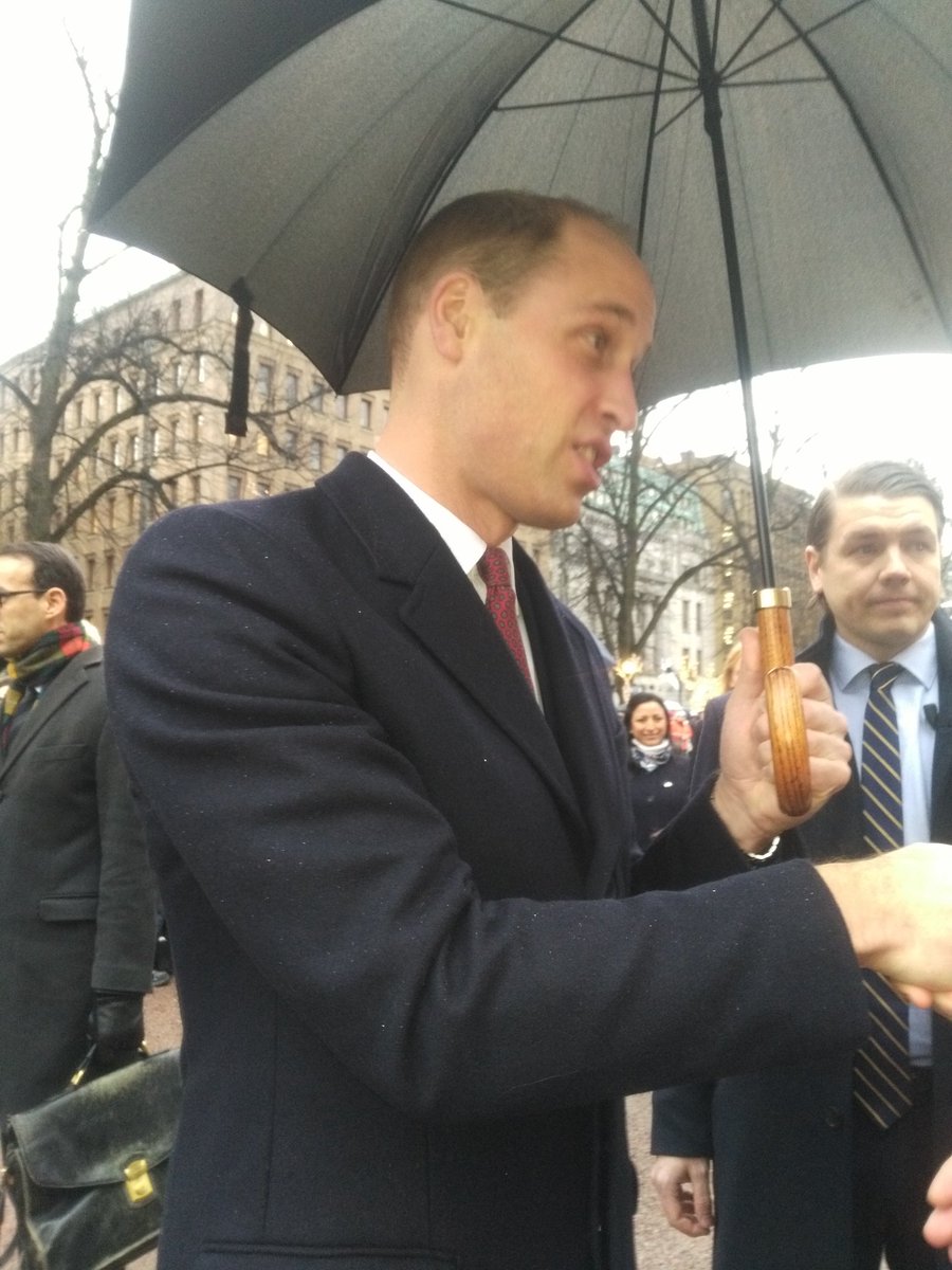 Heini_Sinkko's tweet photo. I'll always remember this day. Prince William shook hands with me and said: It's nice to see you. #PrinssiWilliam #Helsinki https://t.co/N4LOPqOAnv
