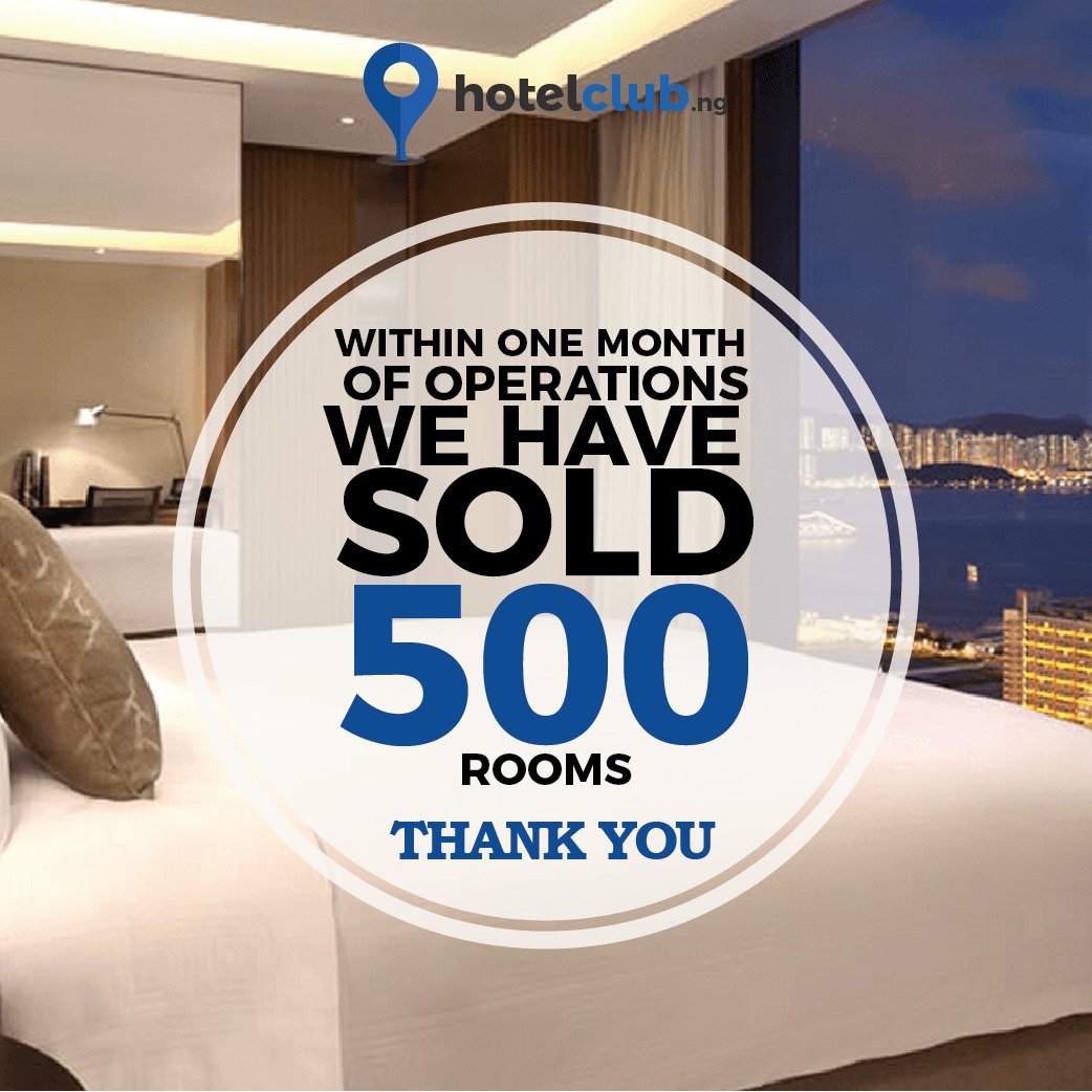 HotelClubNG1's tweet photo. It's over 500 rooms today

Counting down to 1000

Thank you!!! 

#hotelclubng #hotelclubs #hotelclub #hotelsinnigeria #hotel #hotels #hotelroom #hotelroom #rooms #room #hospitality #vacation #holiday #retreats #resorts #leisure #thankyou https://t.co/WKJykGkNXi