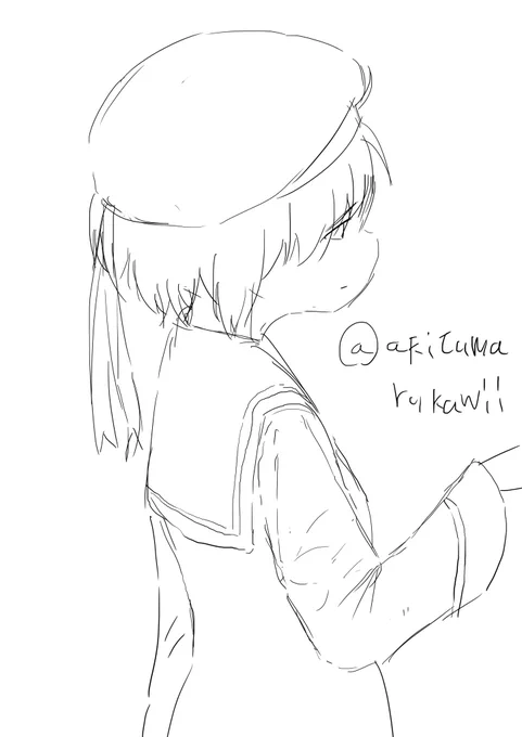 #艦これ版深夜の真剣お絵描き60分一本勝負
#艦これ版真剣お絵描き60分一本勝負_20171130
11/30 Z3
見つめる遠く 