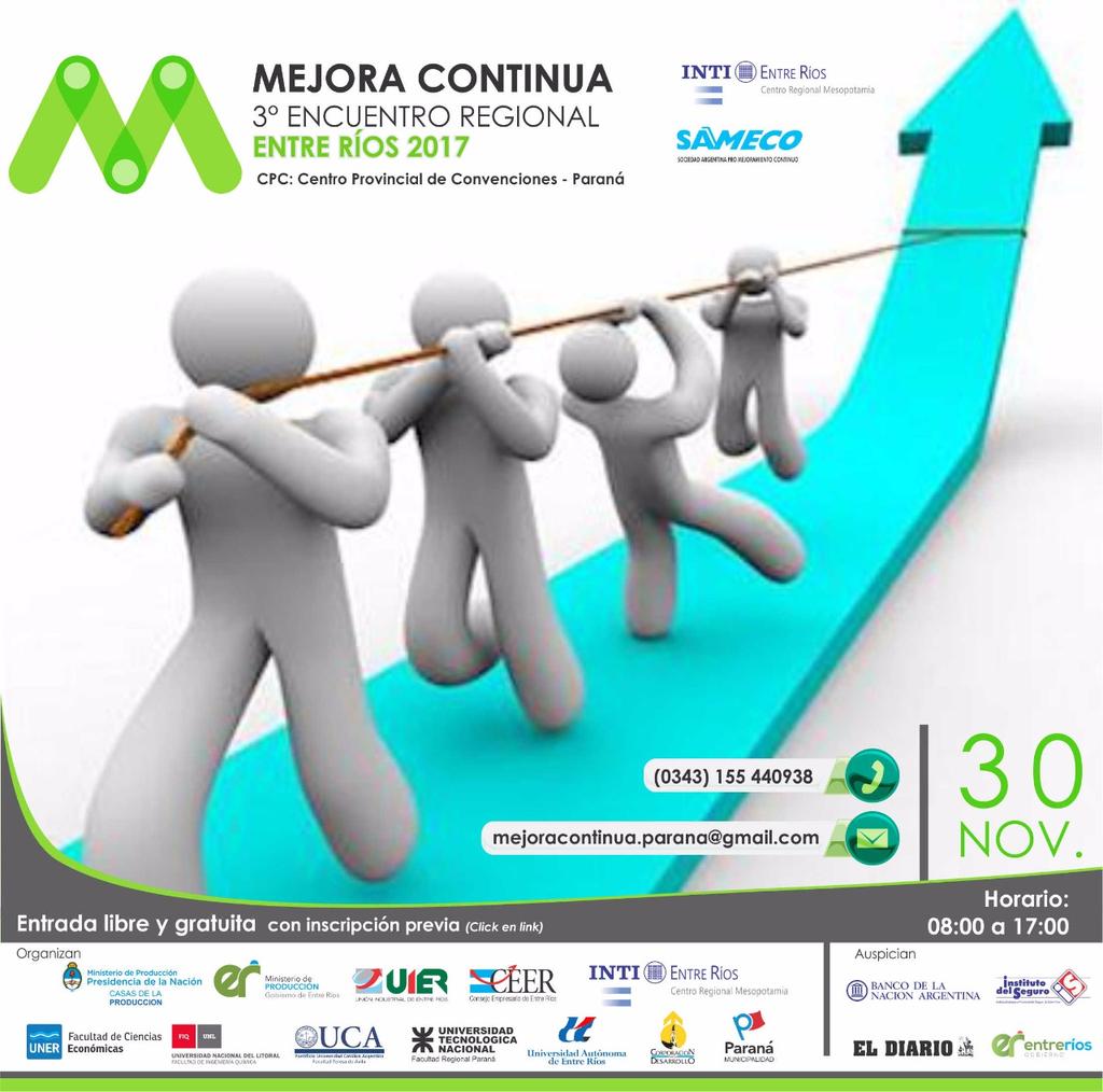 RedTGINTI's tweet photo. Arrancamos en Paraná con 3° Encuentro Regional de Mejora Continua ENTRE RIOS, con #SAMECO e instituciones de la provincia @UierOk @CEER_98 @GobiernoER @FIQUNL @UnivAutonomER @FcecoUNER @PRODUCCION_ARG @INTIargentina https://t.co/ayddiiXU9Y