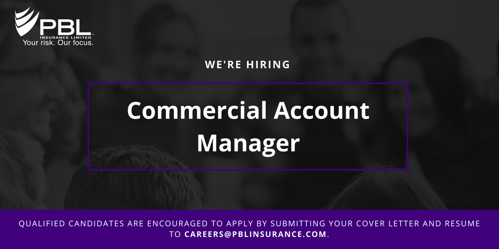PBLInsurance's tweet image. #NowHiring : PBL is hiring a Commercial Account Manager. The Account Manager position assists the Commercial Lines department in meeting service level objectives. Click the link below for more information.
insuranceworks.ca/en/15268-accou…