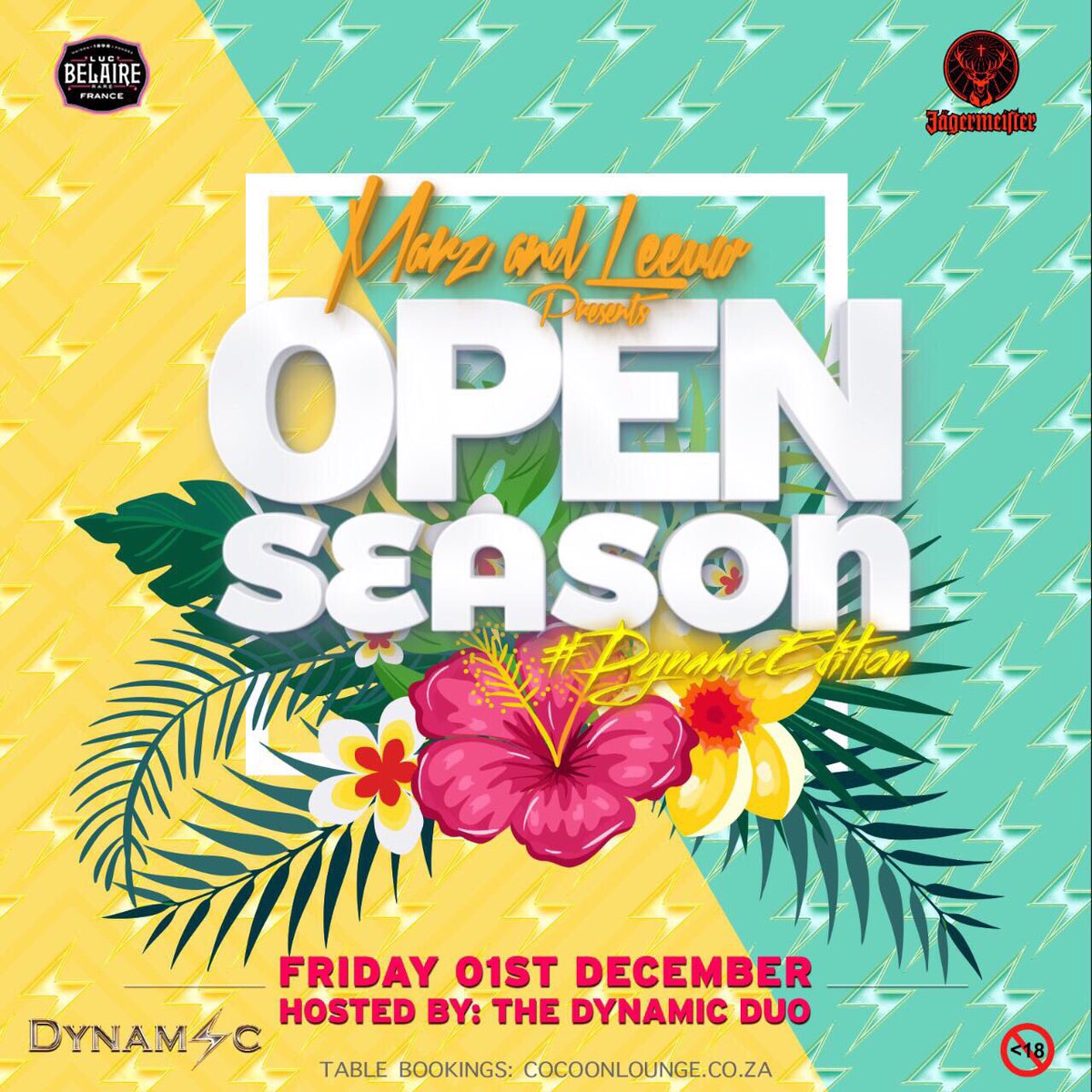 LewyThe15th's tweet photo. #OpenSeason This Friday @Cocoonloungejhb #DynamicEdition https://t.co/pcH2e3wBDs