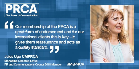 PRCA_HQ's tweet photo. .@jugolotus has been elected to the PR and Communications Council 2018. Here's what she has to say #MyPRCA https://t.co/ka2YOQMSm8