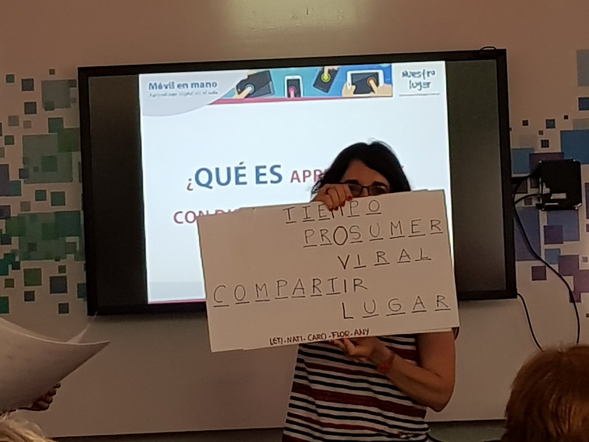 MansillaAny's tweet photo. #MovilEnManoCba Reflexionando sobre el Aprendizaje móvil https://t.co/eMxD0jmHFs