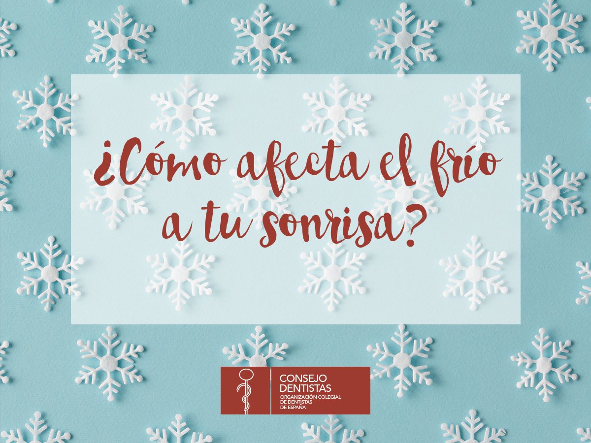 La llegada del frío puede perjudicar tu salud bucodental, en particular si no sigues una correcta higiene oral. ¡Acude a tu #dentista de confianza! #Odontología #Salud