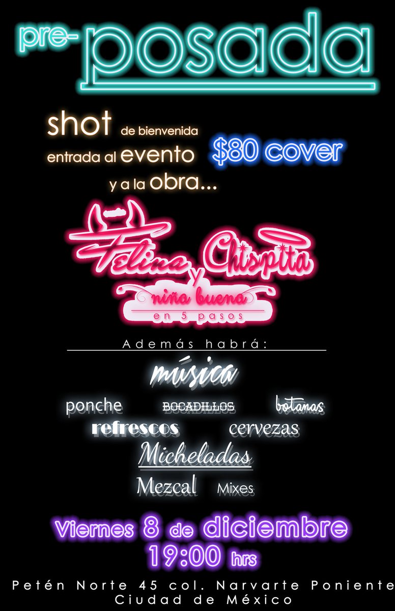 JeaninneValrosa's tweet photo. #MeLateDecir
Compren sus boletos!!
Más info: inbox, fb o a mi cel
#party #deFienta #ComoQueYaSeMeAntoja #FelizJueves #shotsGratis https://t.co/Dq2oBtdHqK