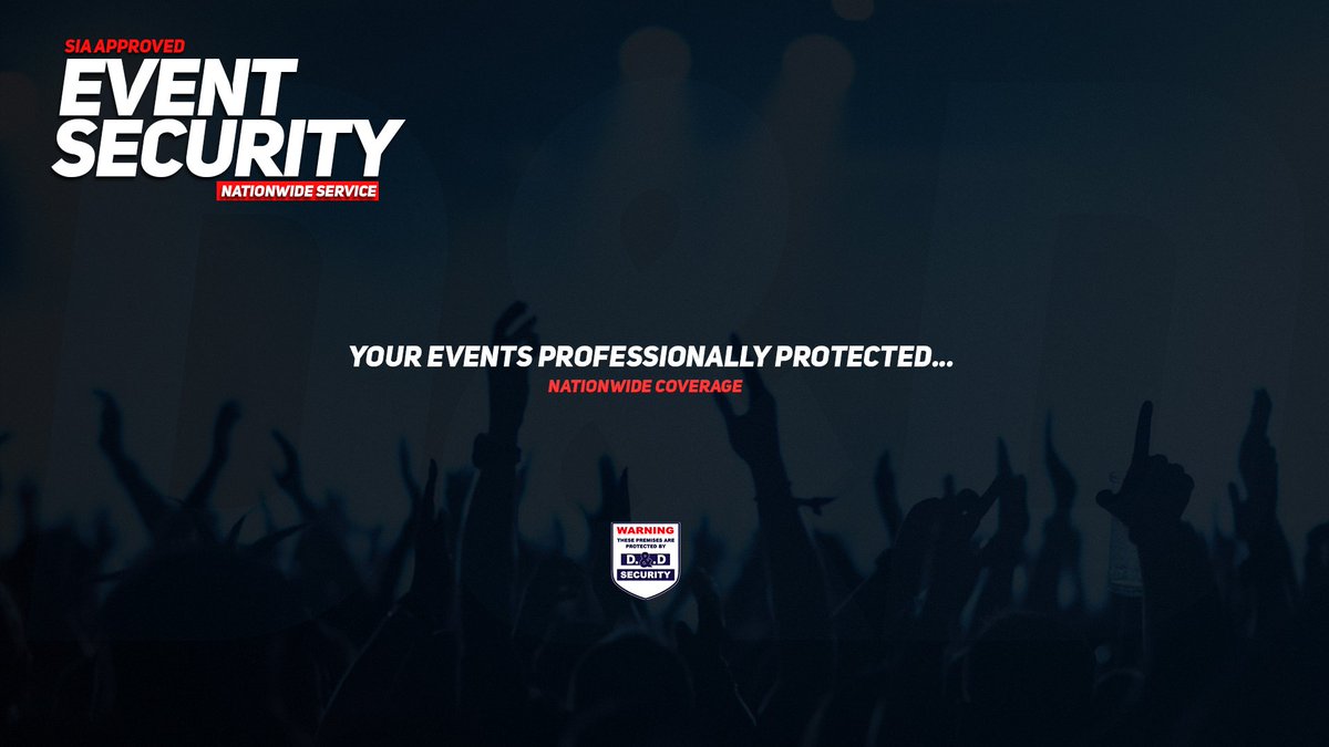 DDsecurityDerby's tweet image. Event security guard services for large music or sporting events call us today for a quote. 
Tel : 0800 999 7505 
securityderby.co.uk