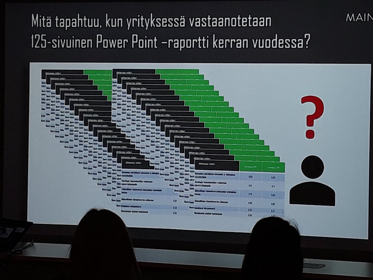 #Asiakastyytyväisyystutkimus ja #henkilöstötyytyväisyystutkimus. Keräämmekö vain dataa vai johdammeko tiedolla? @MainIdeaOy