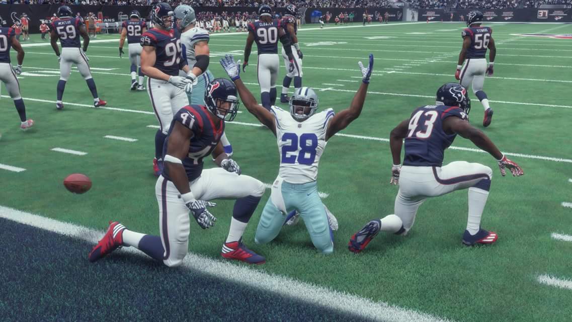 PX1CowboyNation's tweet photo. Another 100+ yard rushing game, another W for the #Cowboys. All 4 Cowboys wins came after 100+ yard rushing totals. #CowboyNation #PX1Sports https://t.co/WIk68TOvnc