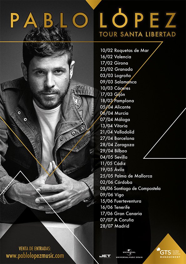 PabloLopezMusic's tweet photo. Hoy seremos libres #TourSantaLibertad
https://t.co/ZEBEewf45l https://t.co/cxSy6X8psg