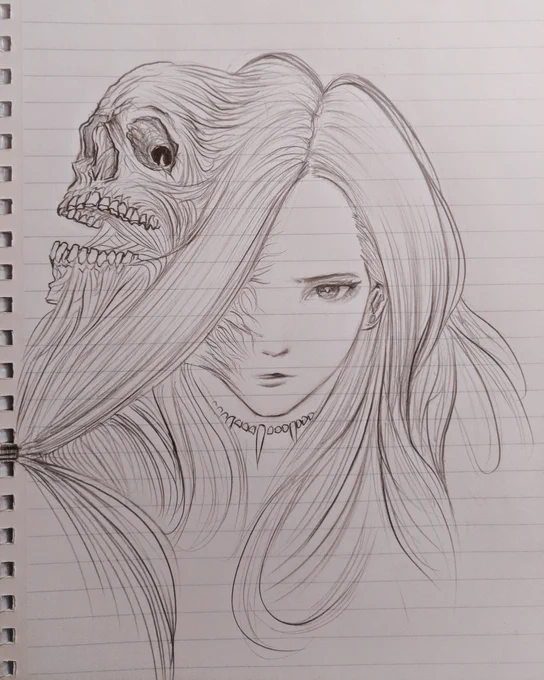 Not the right book for drawing but it feels much smoother than my sketchbook
#sketch
#art 
#drawing 
#draw 