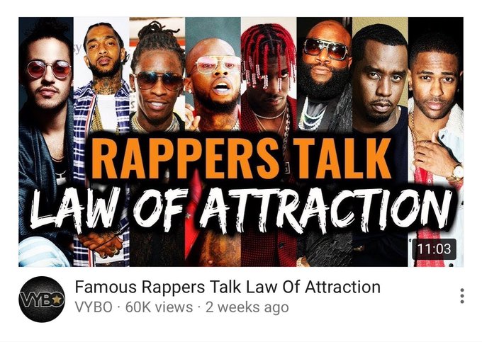 #Rappers talk #LawOfAttraction and of course the line up starts with yours truly, the #GOAT @russdiemon<a href="/tag/rappers"class="tags">#Rappers</a><a href="/tag/lawofattraction"class="tags">#LawOfAttraction</a><a href="/tag/goat"class="tags"><span>#goat</span></a>