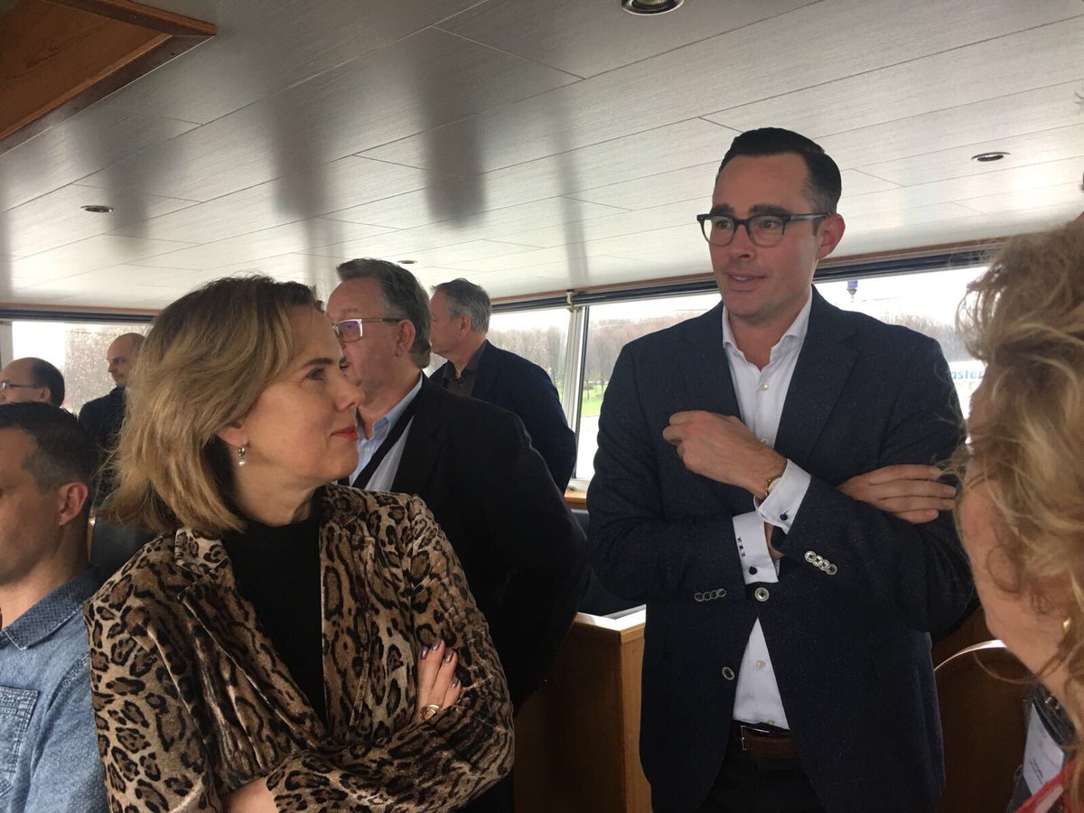 ShippingFactory's tweet photo. Vandaag met de Saluté deelnemer @SmashChallenge , opkomst media bijzonder hoog en @CvNieuwenhuizen &amp; @PortOfRotterdam mogen ontvangen. #smart #shipping #binnenvaart Nu doorontwikkelen met @BridgescoutBV @Teqplay @Dutchmarinetechnology https://t.co/adWOm1tAjp
