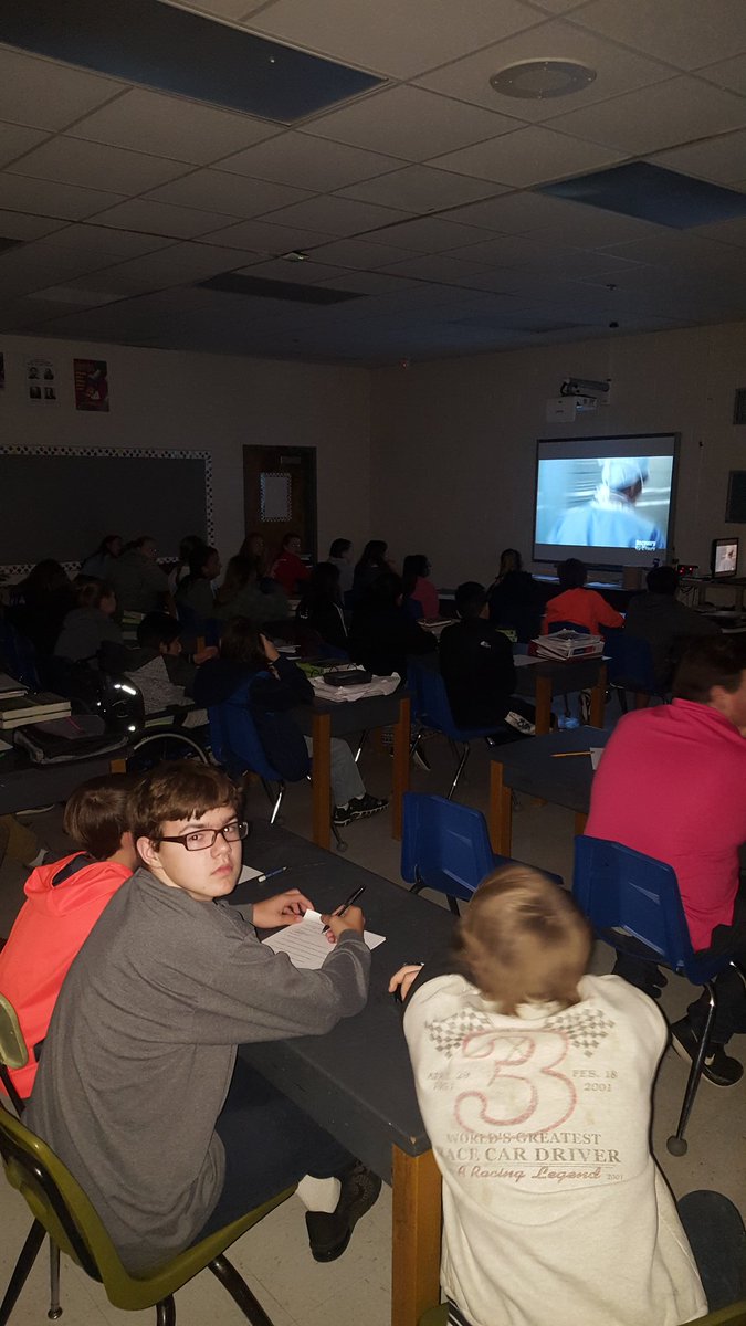 Coosa Middle School 7th Grade Science learning about heart transplants!