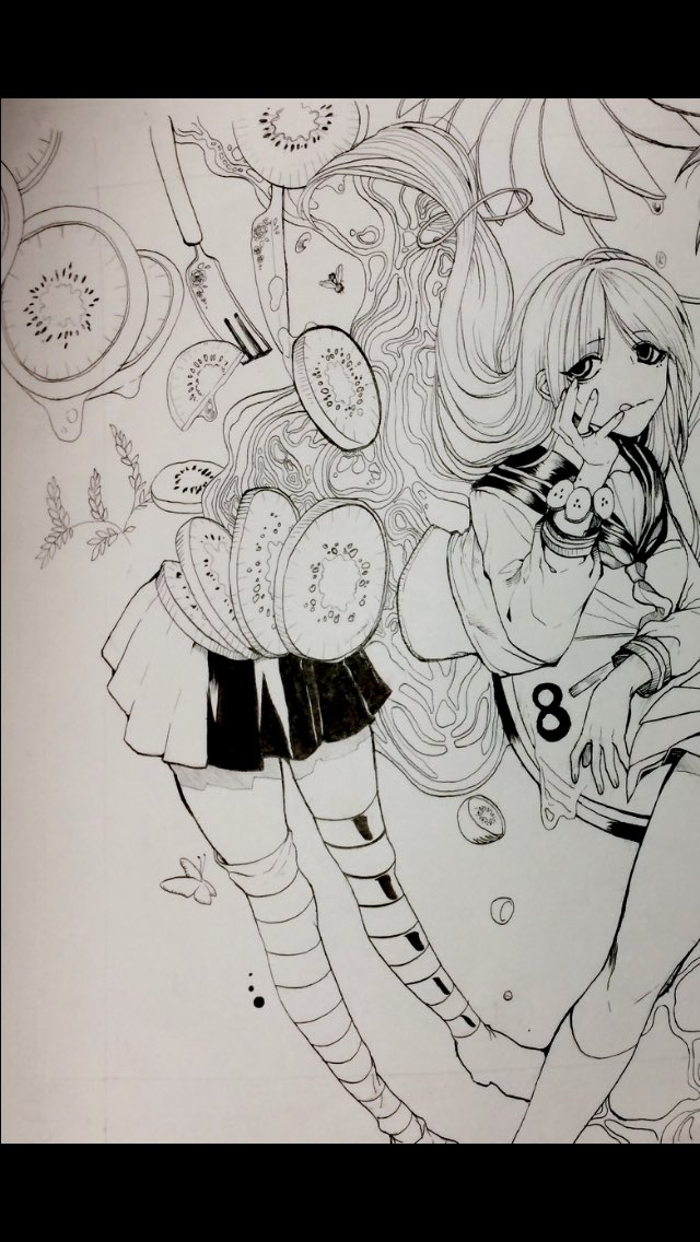 輪切りのセーラー女子 途中 