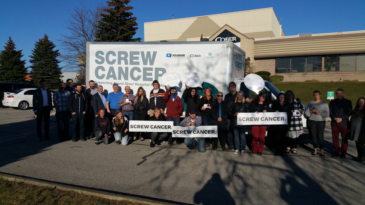 Thanks @CoberSolutions for your support of @ScrewCancerGift and @GRHF #screwcancer #meaningfulgift Purchase and support at screwcancer.today