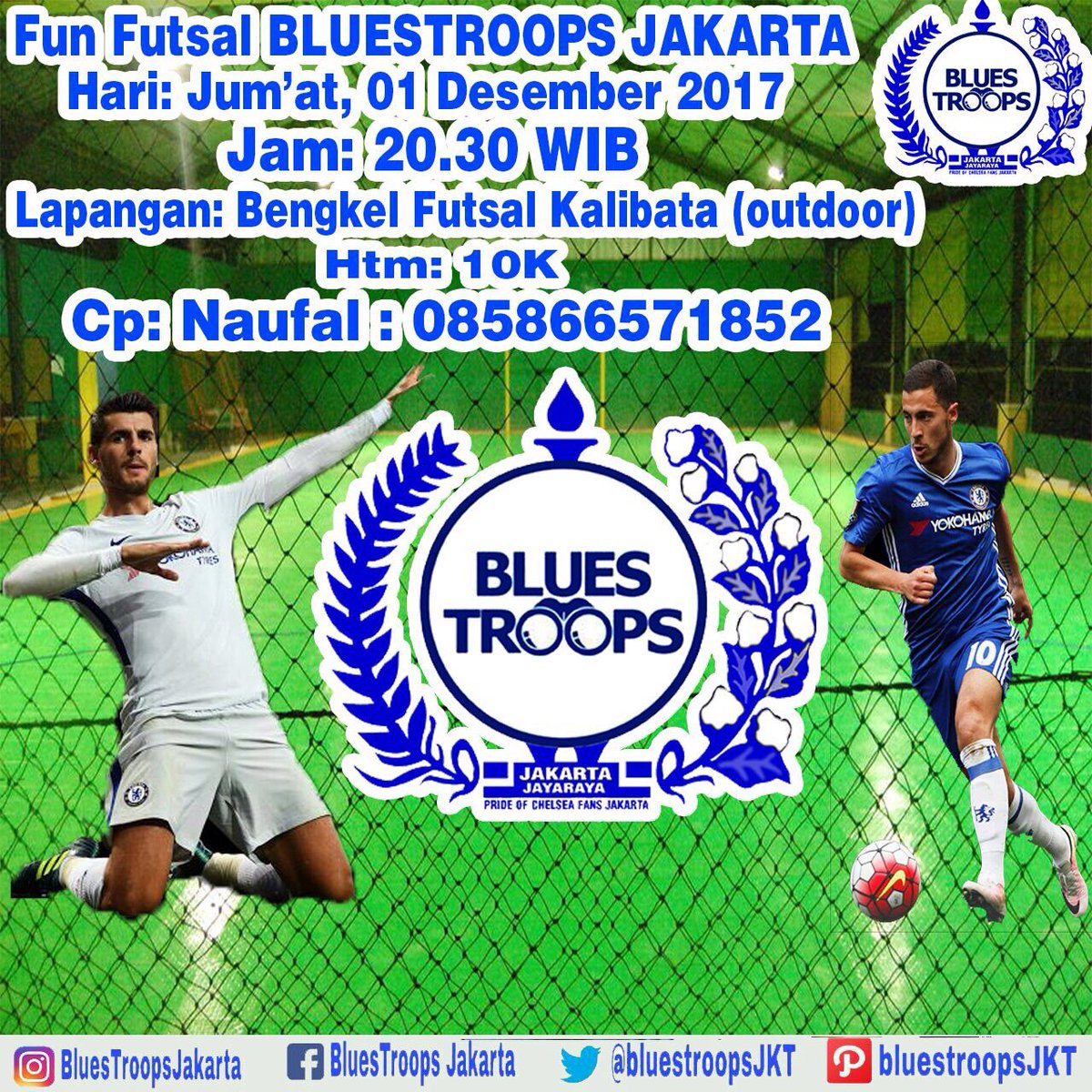 Seperti biasa kita ada fun futsal rutin ya Troops 👇👇