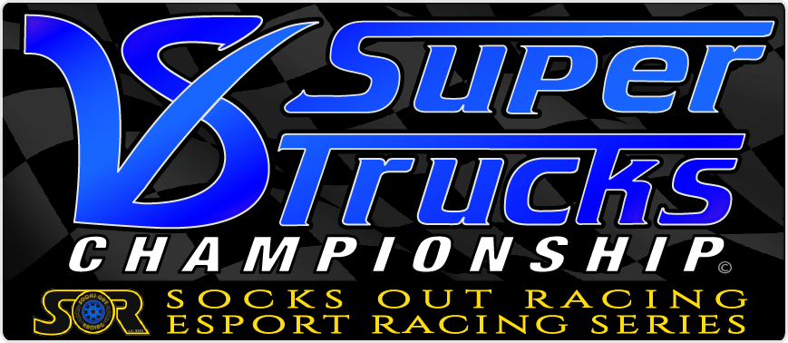SocksOutRacing's tweet photo. After two years of great racing, it's time for a proper refresh as we unveil the 2018 V8 SuperTrucks Championship Logo. #V8STC #eSports #iRacing #refreshed https://t.co/qJSJj9qKD6