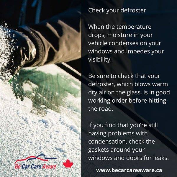 BeCarCareAware's tweet photo. When the temp drops, moisture in your vehicle condenses on your windows and impedes your visibility. #winterready #carcare

https://t.co/NYgoT8PrW8 https://t.co/G3C8tbYOIB