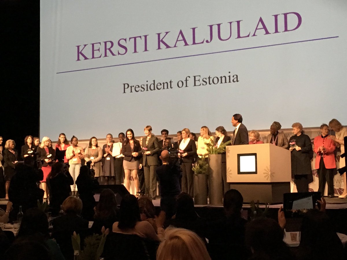 Congratulations <a href="/KerstiKaljulaid/">Kersti Kaljulaid</a> for receiving WPL award #WPLsummit