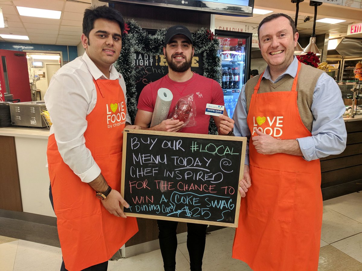 GbcEats's tweet photo. Congratulations to our winner Gabriel Bellos for winning a $25 dining plan card and Coke swag for buying a Steak Frites! We hope you loved it! #chartwellsgbc #georgebrowncollege #gbceats https://t.co/yHbMtWusWz