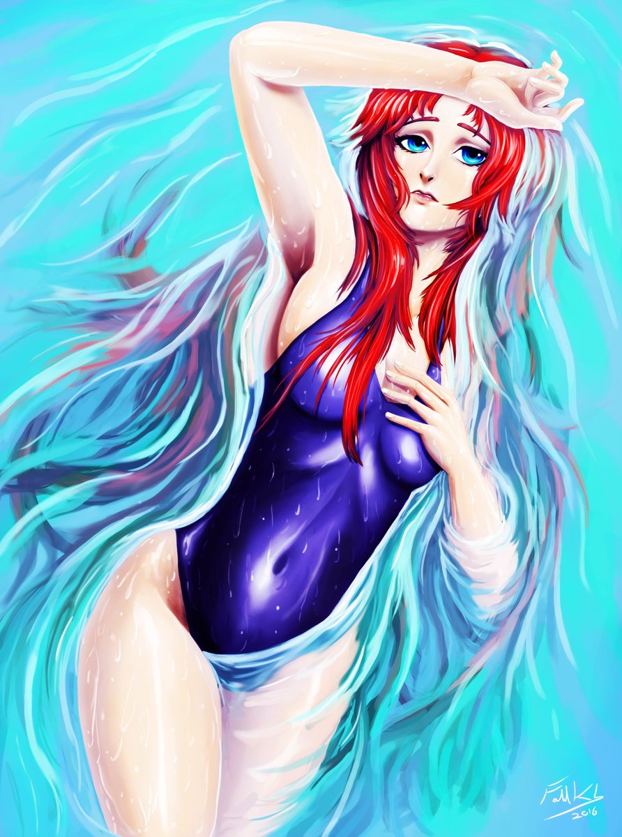 fahadnaeemkhan's tweet photo. Anime girl or Ariel by Fahad Khan #Pretty_eyes #AnimeNYC #disneysea #HotHolidayGifts2017 #anime_eupho #AnimeArt #fanart #fantasy #swimmer #Beautiful4thWin #beautiful #워너원 #Japan #Digital #digitalart https://t.co/oAQf2CNvDL