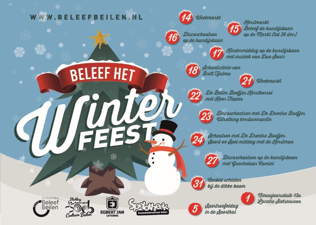 Veel "reuring" in de maand december! Beleef Beilen geeft Beilen kleur!