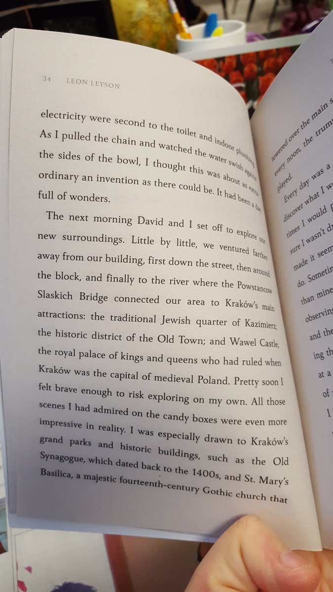 jhilewsky's tweet photo. I love it when I am reading a piece of Holocaust Literature and it describes a place that I've been. #travelislearning #theboyinthewoodenbox #krakow #poland @Corunna_HS https://t.co/CmSbolpXO0