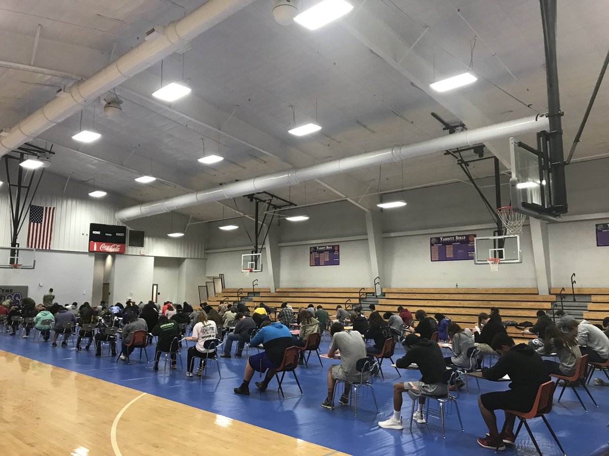 Shawna_Koch's tweet photo. Juniors are taking the ASVAB today @HancevilleHS  #futuremilitary https://t.co/G6GhICcUb5