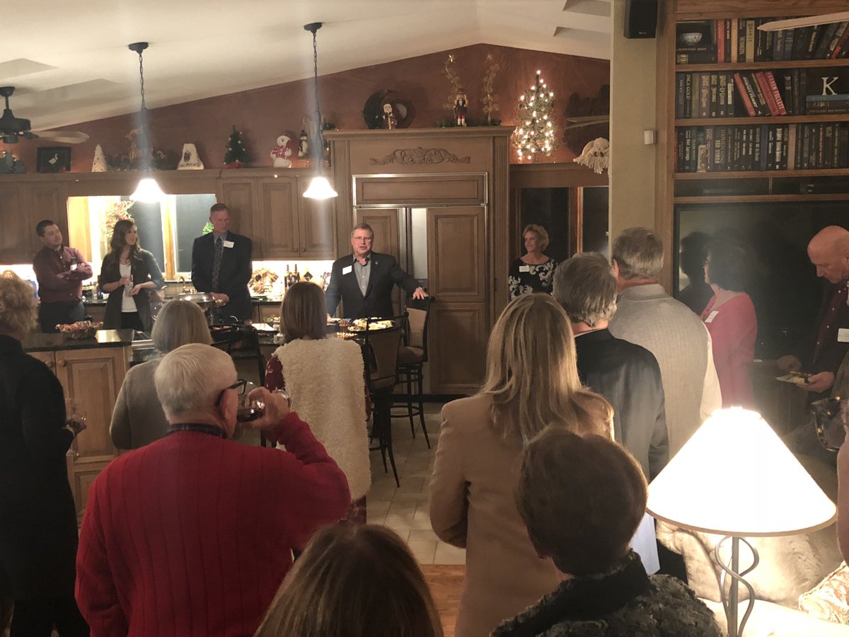 Big thanks to Bob and Barbara Kreutzer for hosting me last night in Garden City! Together, we can build a better Kansas! #ksleg