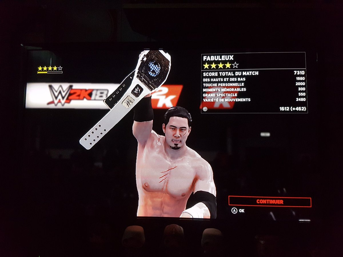 Jinrofection's tweet photo. Mon ... précieux 😏 #WWE2K18 https://t.co/li9oUDZGgB