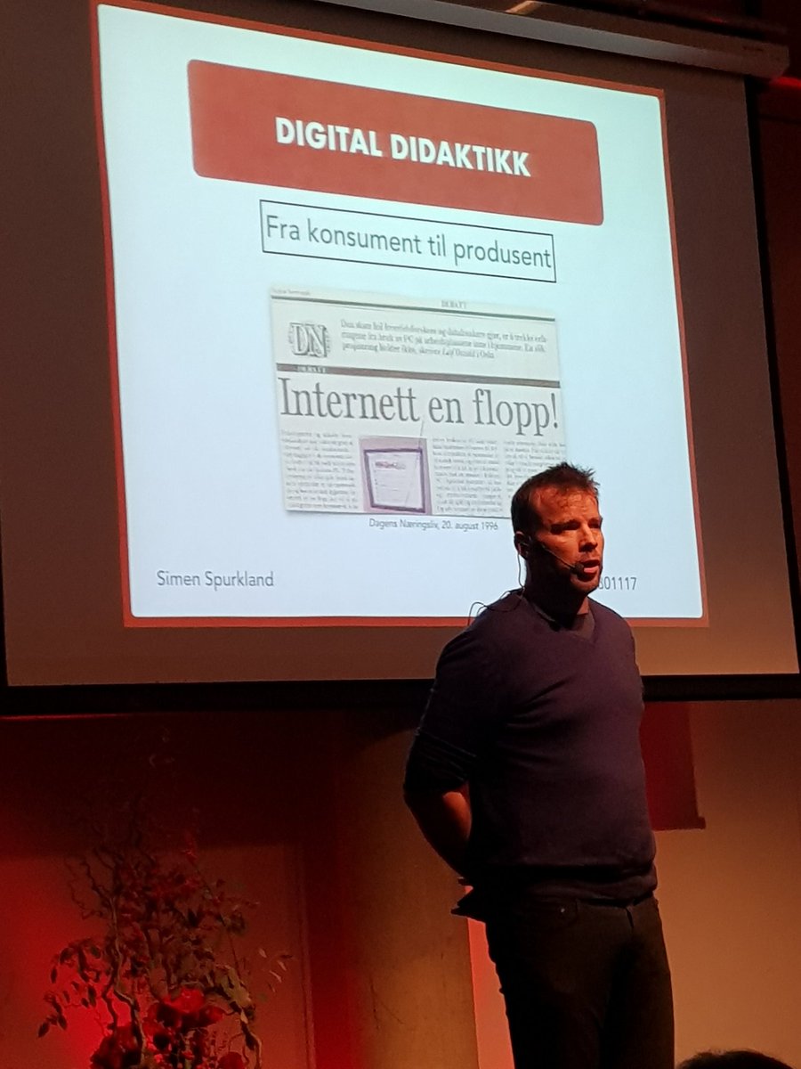 lektorlomsdalen's tweet photo. Vi avslutter #SETTdagene og #SETT2017 med noe jeg tror blir kjempeinteressant. @simenspurkland om iPad og elevproduksjon i klasserommet. https://t.co/RGpjNnYFIu