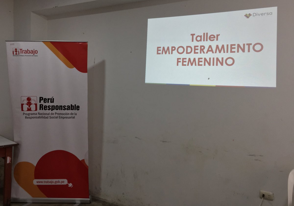 mchivilchezt's tweet photo. #PeruResponsable promueve el desarrollo y emprendimiento de población de especial protección mediante el Taller de Empoderamiento Femenino. https://t.co/AxriDqN2GT