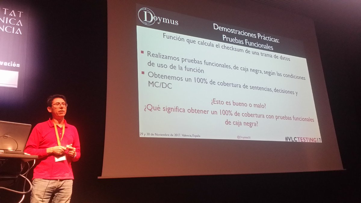 LucasSanVi's tweet photo. 100% de cobertura de código en #vlctesting17 ! ¿Es bueno? No siempre. ¿Dónde esta la programación defensiva? ¿Era necesaria en nuestro caso? Pensando más allá gracias Florentino y @DoymusSI. https://t.co/tVipJ3DqxH