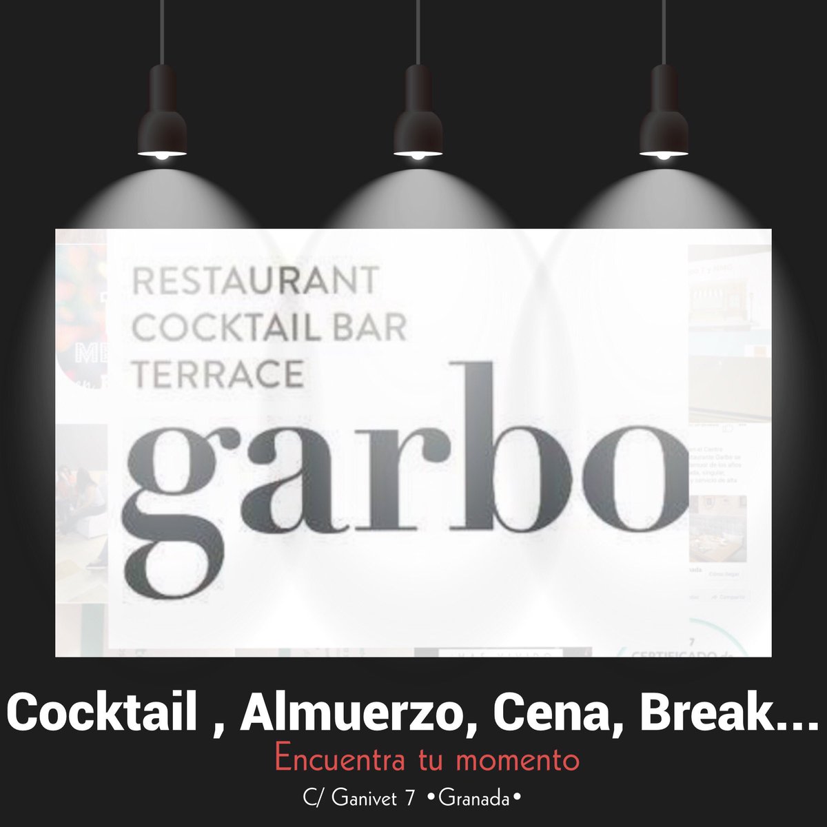 Te lo ponemos #fácil , muy fácil ...
Reserva llamándonos al 682 780 002
en restaurantegarbogranada.com
o en nuestro restaurante en C/ Ganivet 7