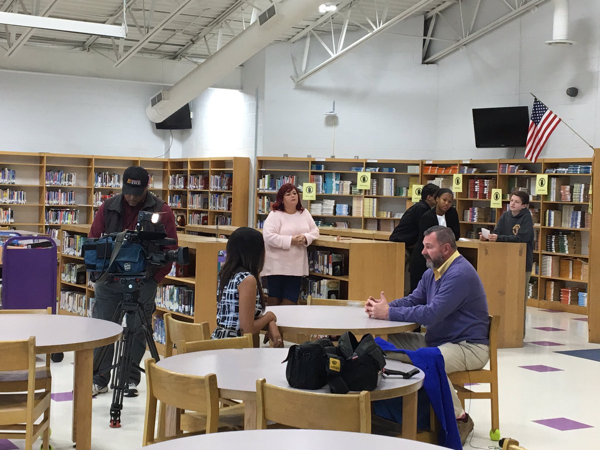 ccsdodeagrants's tweet photo. Thank you @MorganABC11 and @HMMSVikingPride. What an amazing story today. Looking forward to the final product. https://t.co/BfB53NuyIA