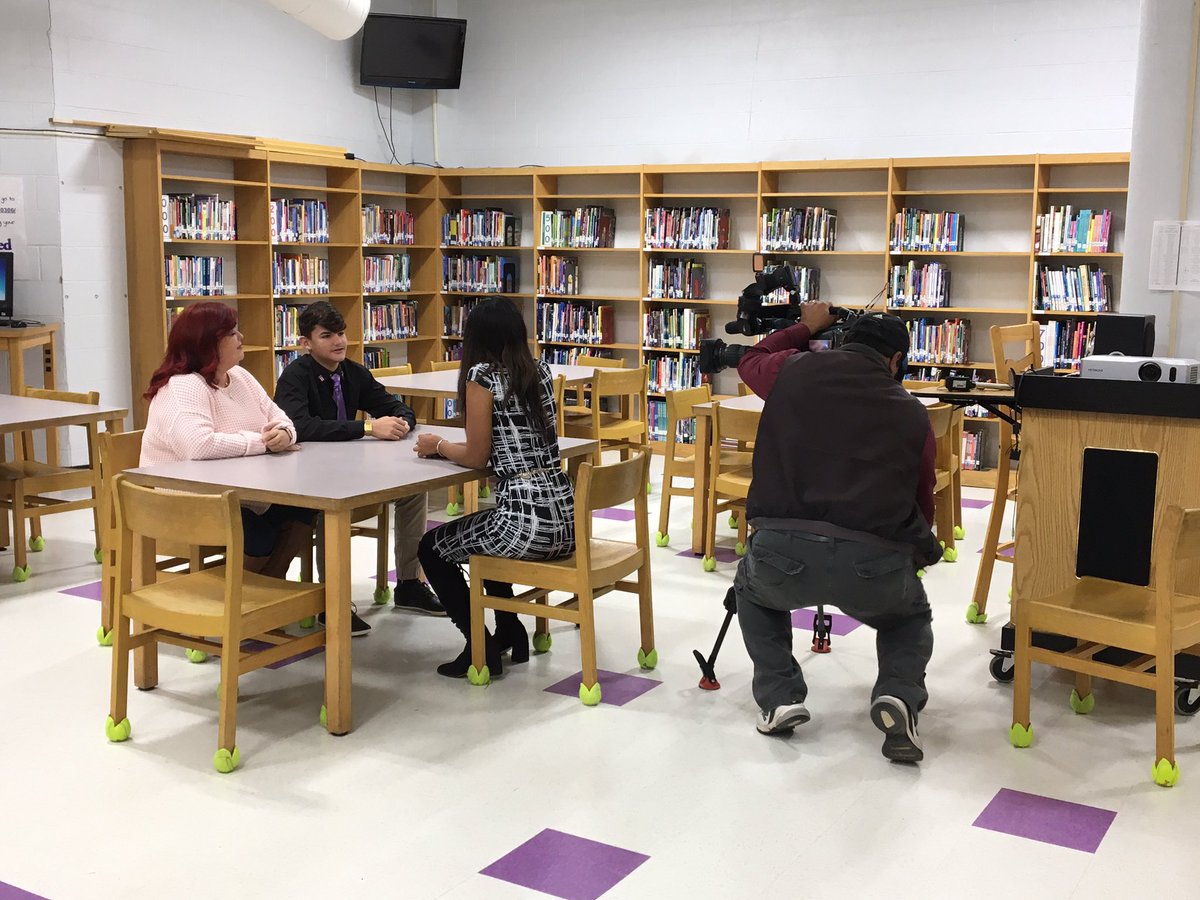 ccsdodeagrants's tweet photo. Thank you @MorganABC11 and @HMMSVikingPride. What an amazing story today. Looking forward to the final product. https://t.co/BfB53NuyIA