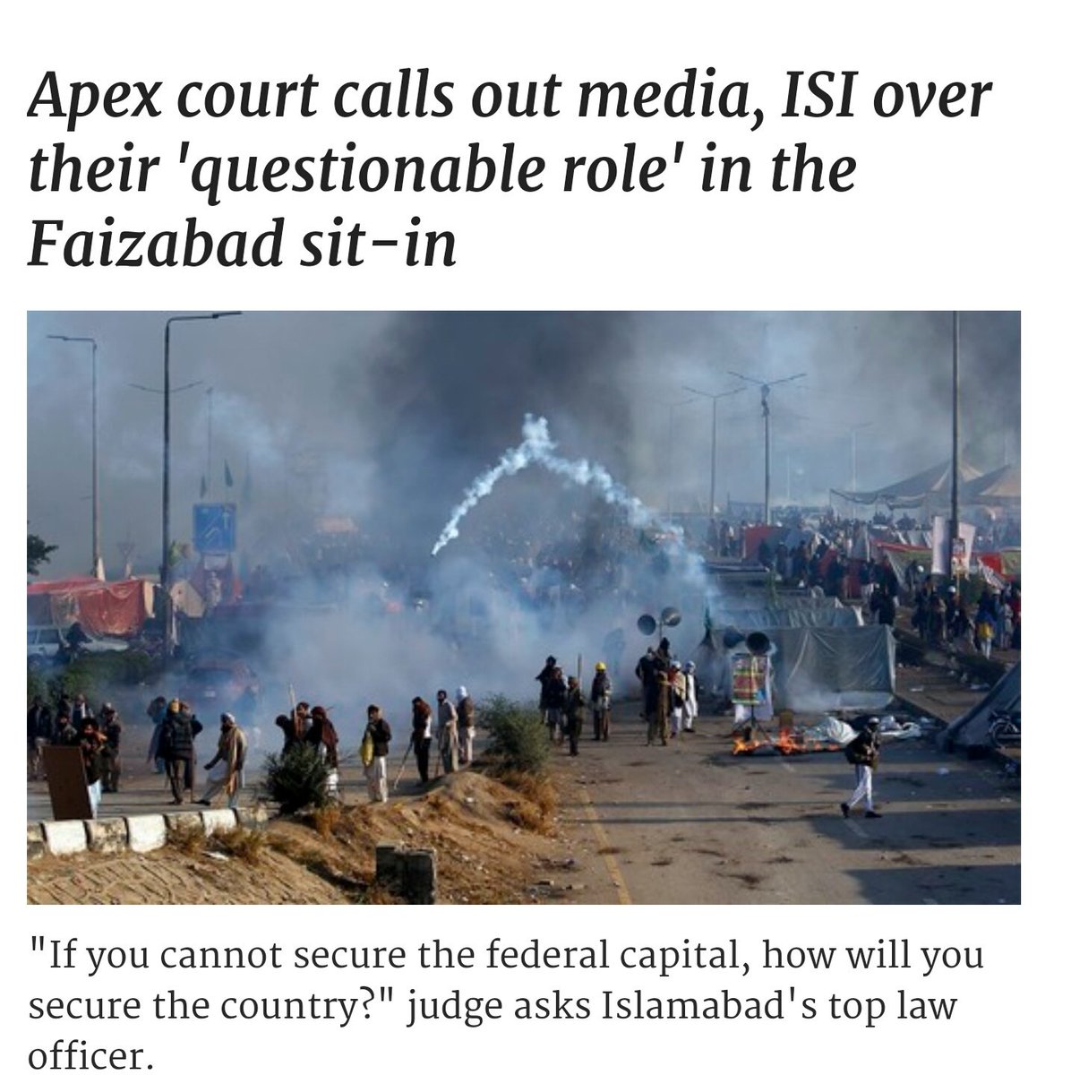 BhawalMengal's tweet photo. "If you cannot secure the federal capital, how will you secure the country" judge asks.

So much for the Nukes being in safe hands... https://t.co/L3odB4hp6S