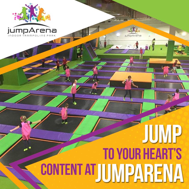 "Jump to your heart's content at our fun-fuelled family entertainment parks"