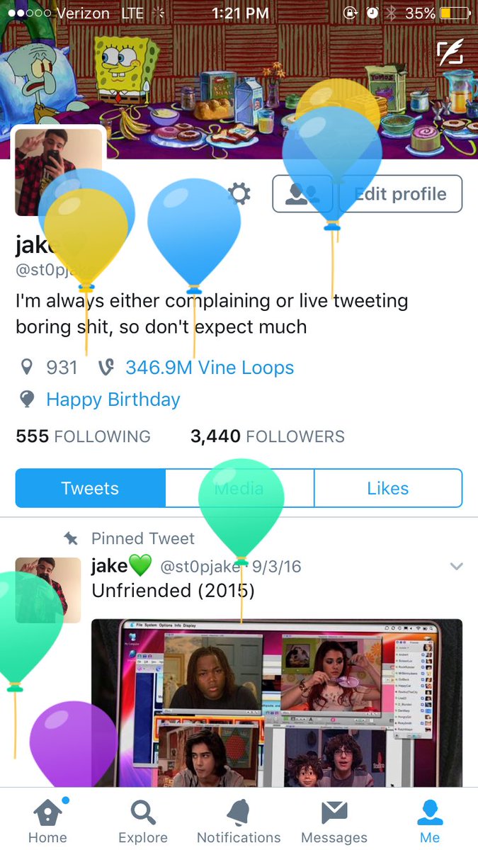 st0pjake's tweet photo. aw yes bring on the mf balloons https://t.co/FvW8VFaUnA