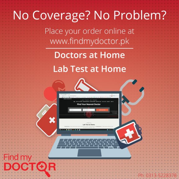 FindMyDoctorPAK's tweet photo. Well, the networks will be down today but we'll be live. Visit https://t.co/6Gur9bPMLd to call a doctor at home or to get your lab test booked.
#FindMyDoctor #Karachi #DoctorsatHome #LabTestatHome https://t.co/heL3UvRIIu