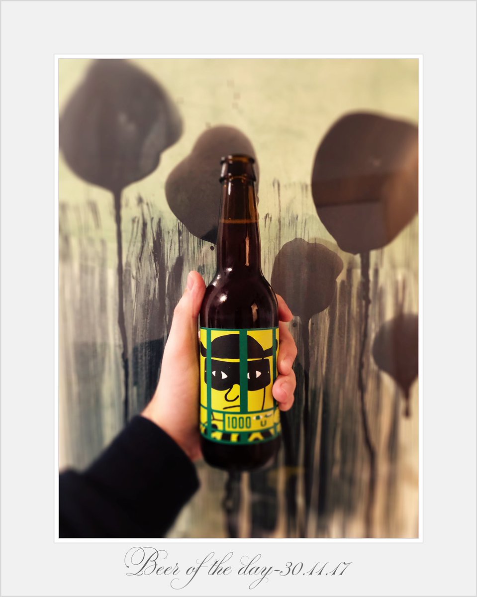 MarinovDesign's tweet photo. #Beer of the day - 30.11.2017 #Mikkeller #1000IBU #Imperial #IPA https://t.co/2JgELbXDRj