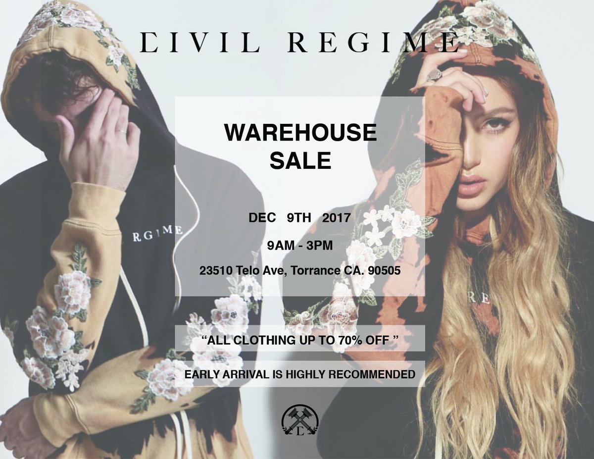 CivilClothing's tweet photo. L.A. Regime Members who's pullin' up? https://t.co/wLLfBIuYXI