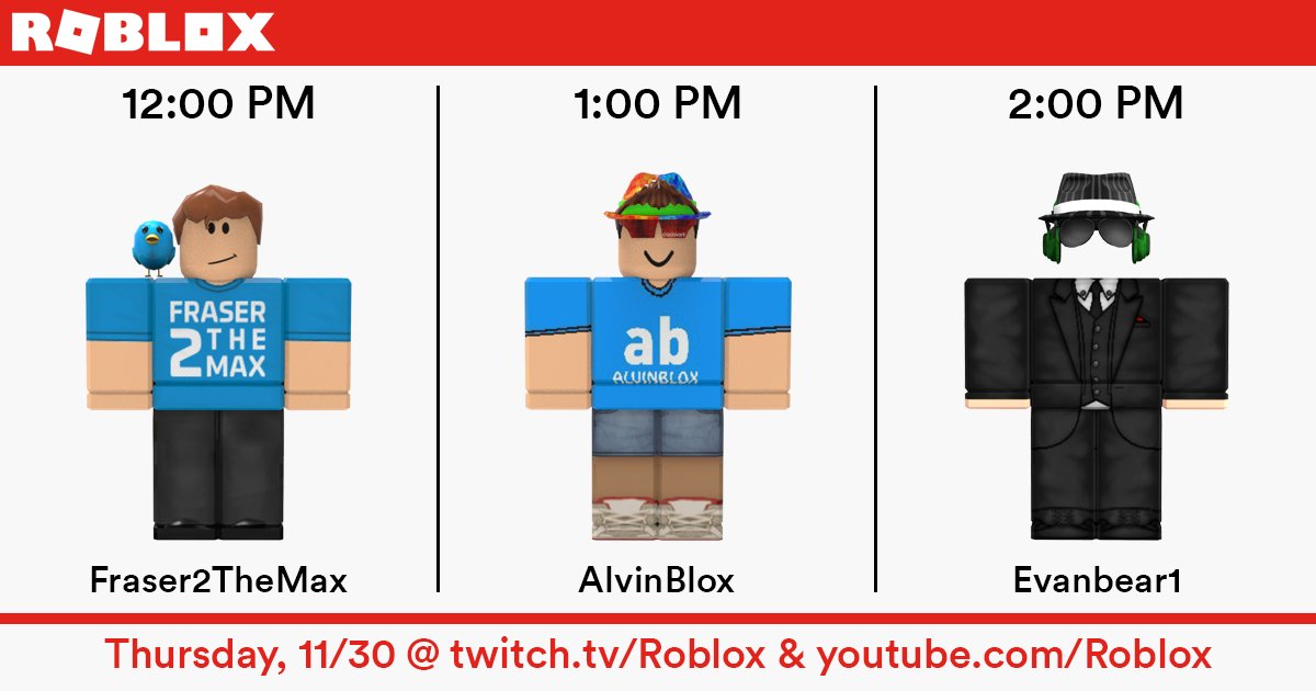 Roblox On Twitter Ready For Our Thursday Streamers Start Things