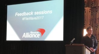 FileWave's tweet photo. FileWave team members are actively listening to feedback input from our customers!! We so value the input from FileWave users and strive to make our product as effective and efficient as possible for our customers! #FileWave2017 https://t.co/4coFyAuXVW