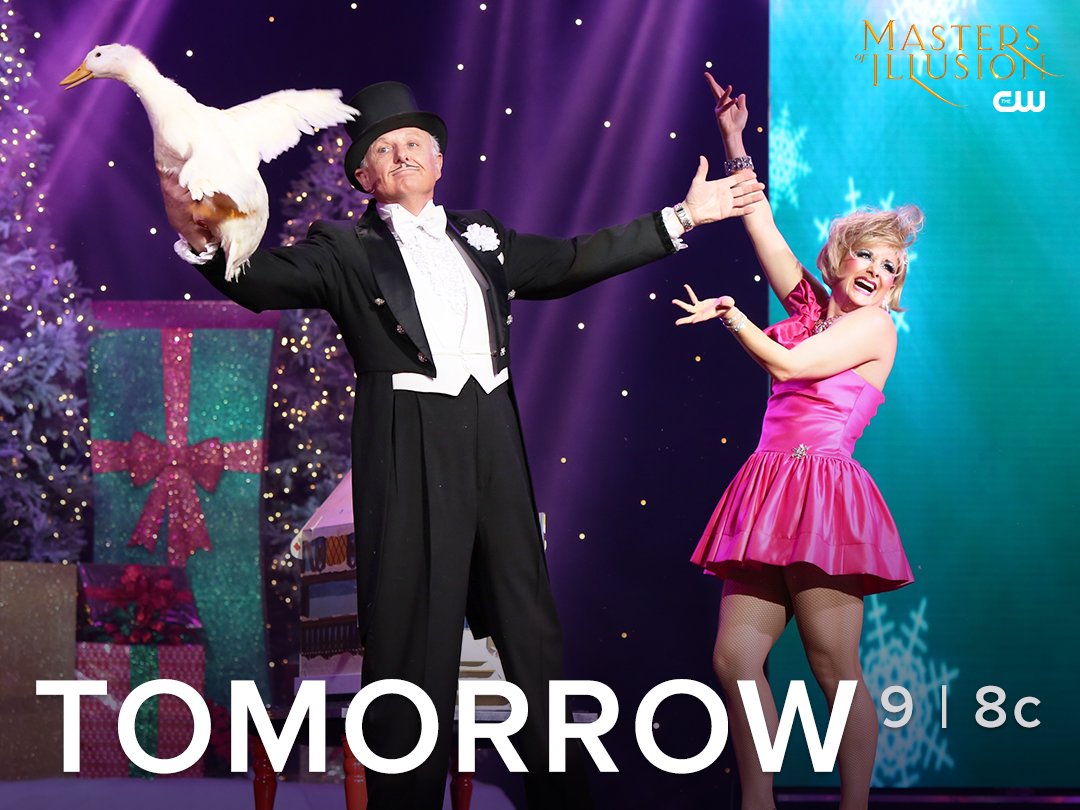 Spread the Christmas magic! Don't miss the #MastersOfIllusion special event, TOMORROW at 9/8c on The CW.