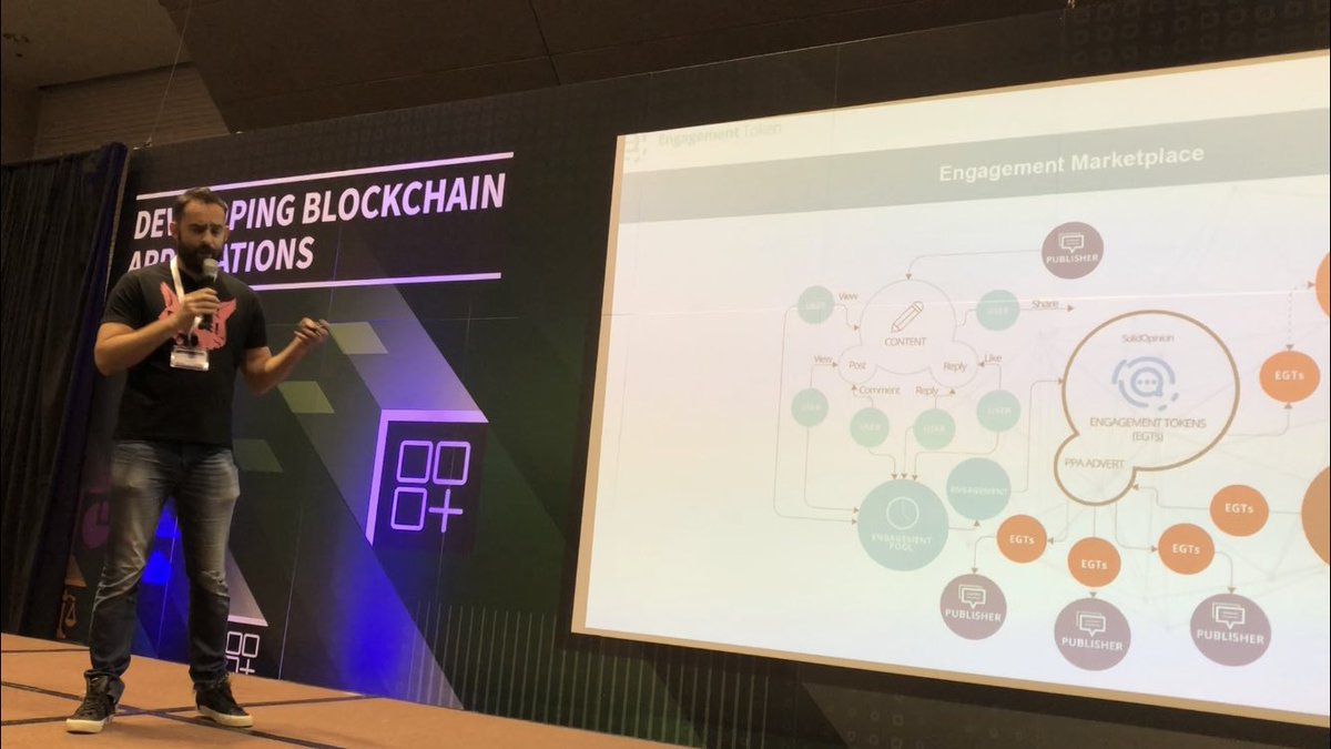 kameir's tweet photo. #Blockchainexpo SolidOpinion showcasing its Engagement Platform - #RealUtilityToken https://t.co/CR0417EwAn