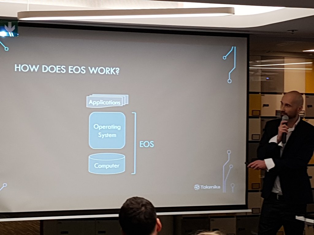 krzysztof_piech's tweet photo. EOS is a blockchain operating system - by #Tokenika Poland @EOS_io https://t.co/rxgmRUYaK1