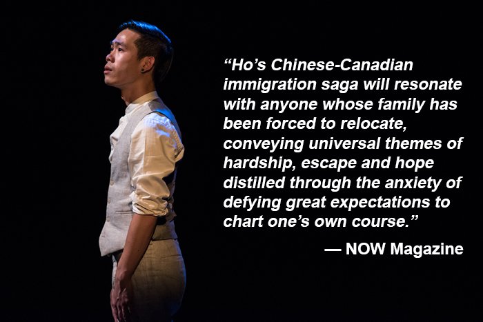 FactoryToronto's tweet photo. Only 4 performances left! If you haven't been to see Jeff Ho bring to life 3 harrowing stories of survival in the face of war, exile, and trauma - you're really missing out. SAVE $20 on tickets until Sunday! Promo Code: 20KEYS https://t.co/YZ3jirQsAE #fttrace #theaTO https://t.co/93zobjxdvS