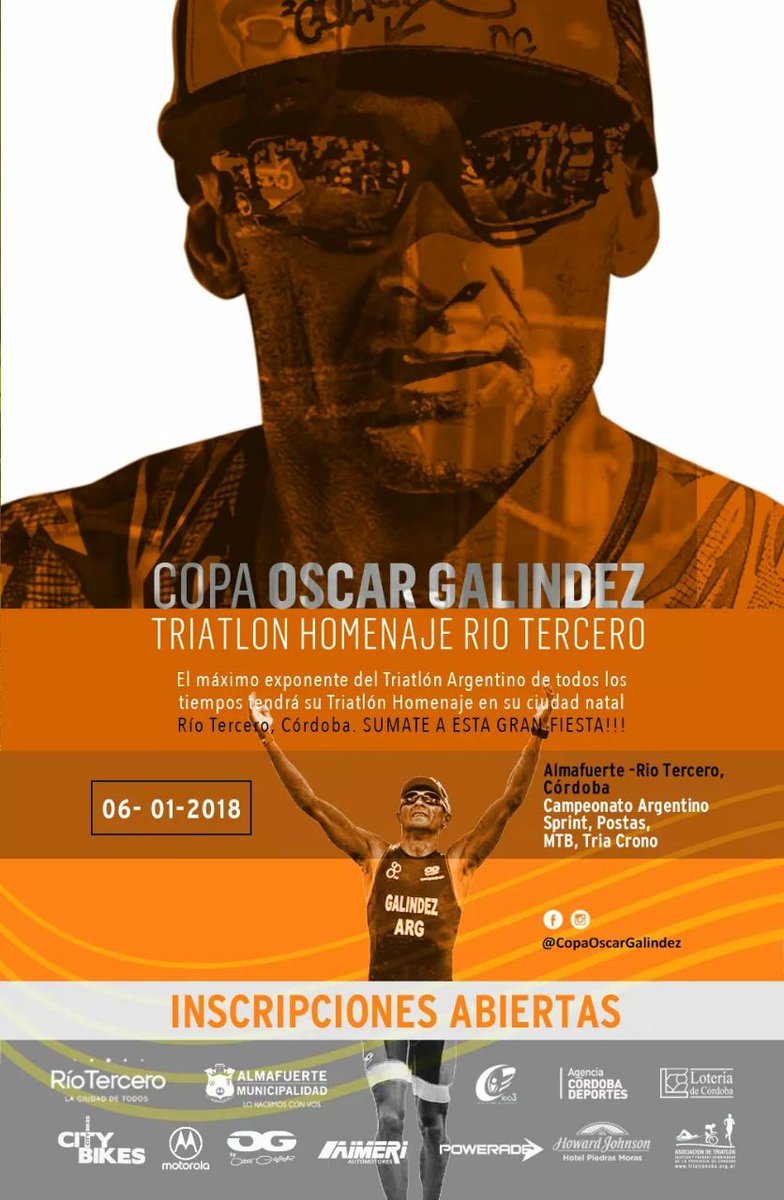 triamax's tweet photo. #Calendario se viene la #CopaOscarGalindez 6/1 inscripciones con descuento en stand @ogdesignbr de @IronmanArgentin + aca https://t.co/54ohxgIDYv cc @oscargalindez https://t.co/PisMAQLJud